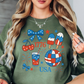 Preppy USA 1776 Sweatshirt | Stars and Stripes Collection | Unique Gifts for Family and Friends