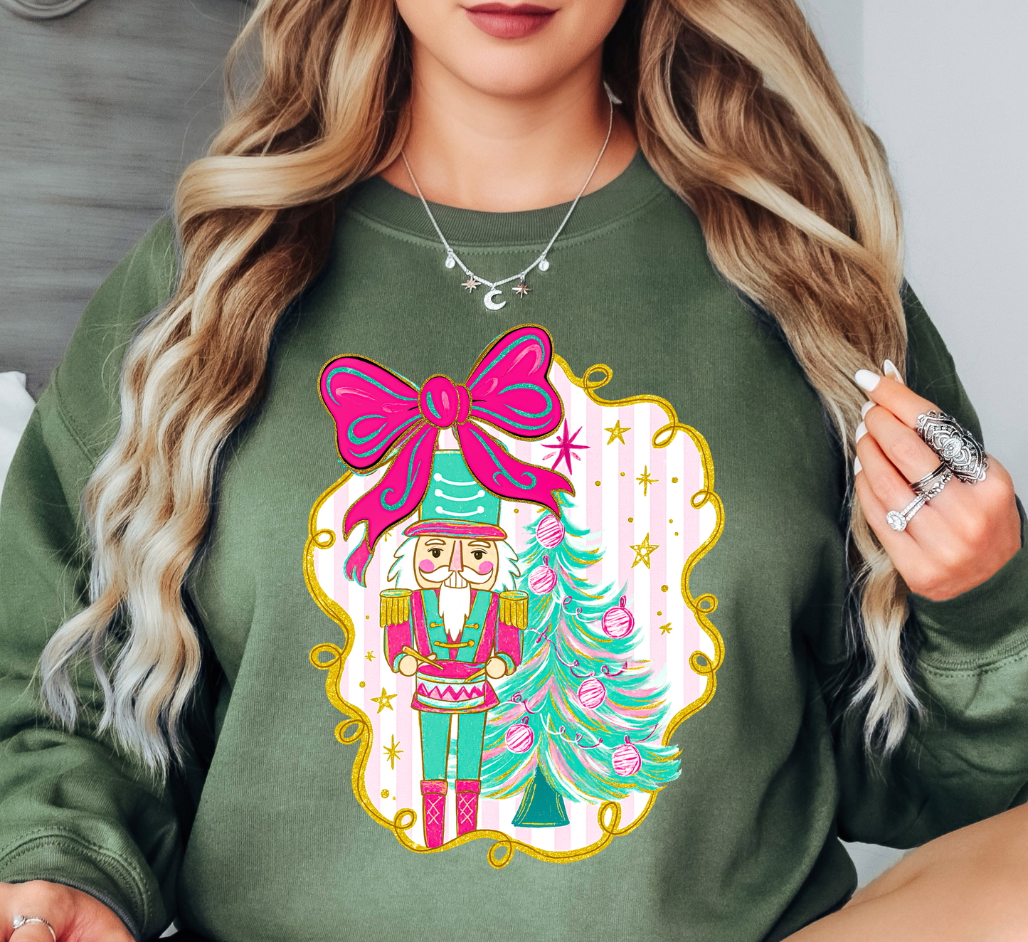 Colorful Nutcracker Sweatshirt | Tis The Season Collection | Unique Gifts for Family Friends