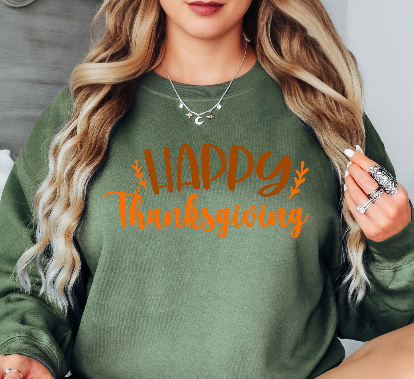 Happy Thanksgiving Sweatshirt | Harvest Joy Collection | Unique Gifts for Family Friends