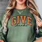 Give Thanks Sweatshirt | Harvest Joy Collection | Unique Gifts for Family Friends