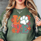Paw Love Sweatshirt | Pawsitive Vibes Collection | Unique Gifts for Family and Friends