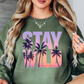 Stay Wild Palm Trees Sweatshirt | Beach Breeze Collection | Unique Gifts for Family Friends
