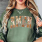 Floral Amen Sweatshirt | Walk By Faith Collection | Unique Gifts for Family and Friends