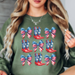 Coquette and Boots Sweatshirt | Stars and Stripes Collection | Unique Gifts for Family Friends