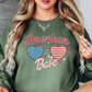 American Babe Sweatshirt | Stars and Stripes Collection | Unique Gifts for Family and Friends