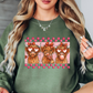 Retro Highland Cow Hearts Sweatshirt | XoXo Love Collection | Unique Gifts for Family Friends