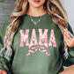 Vintage Floral Mama Bow Sweatshirt | Mama Mode Activated Collection | Unique Gifts for Family Friends