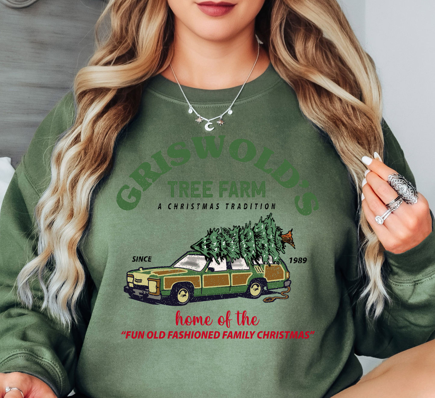 Tree Farm Sweatshirt | Tis The Season Collection | Unique Gifts for Family Friends