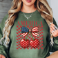America Cherry Sweatshirt | Stars and Stripes Collection | Unique Gifts for Family and Friends