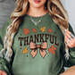 Thankful Leaves With Bow Sweatshirt | Harvest Joy Collection | Unique Gifts for Family Friends