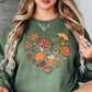 Fall Doodle Heart Sweatshirt | Falling For You Collection | Unique Gifts for Family Friends