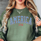 America 1776 Sweatshirt | Stars and Stripes Collection | Unique Gifts for Family and Friends