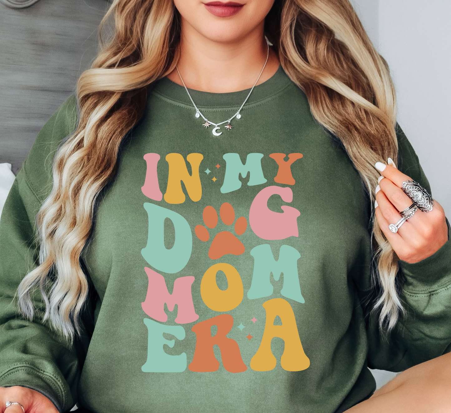 In My Dog Mom Era Sweatshirt | Pawsitive Vibes Collection | Unique Gifts for Family and Friends