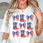 Coquette and Boots Tee | Stars and Stripes Collection | Unisex Pre-Shrunk T-Shirt