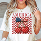 America Cherry Tee | Stars and Stripes Collection | Unisex Pre-Shrunk T-Shirt