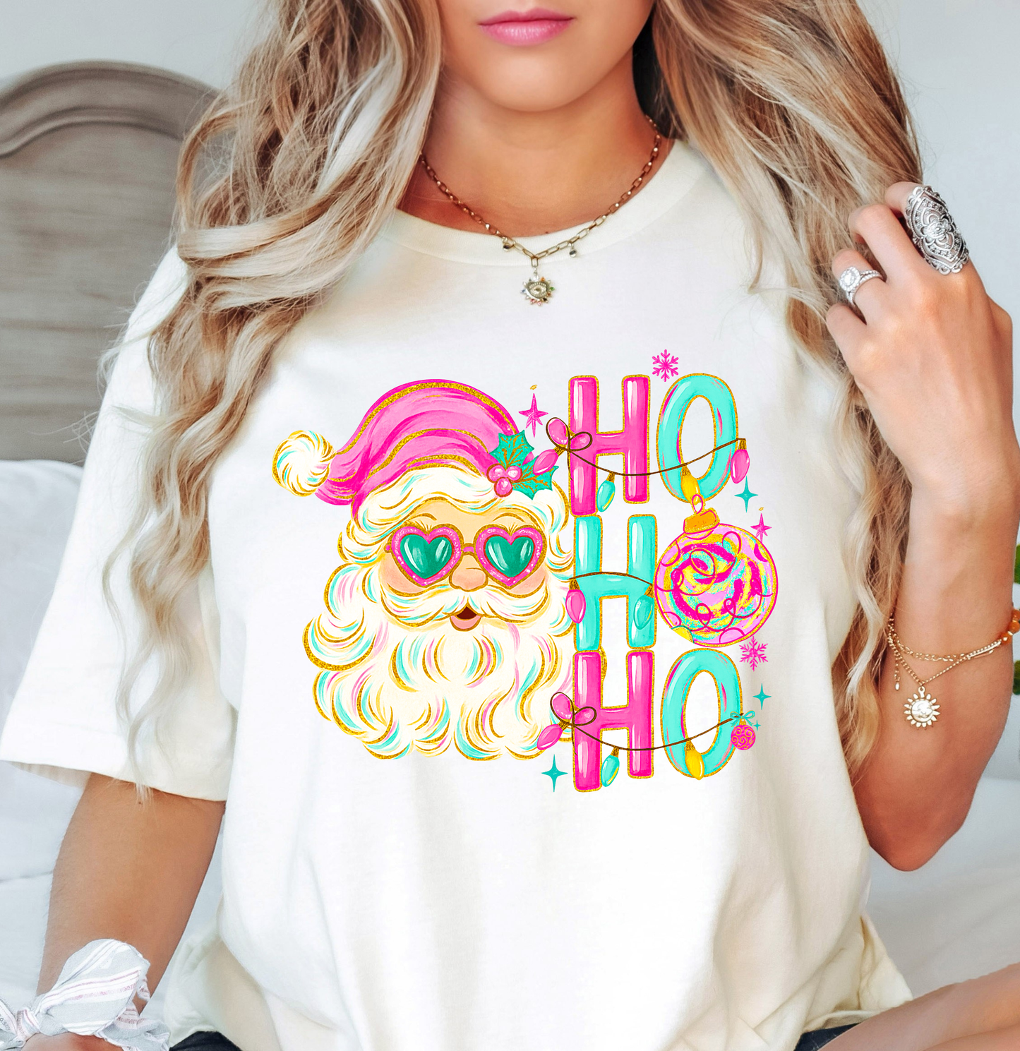 Santa Ho Ho Tee | Tis The Season Collection | Unisex Pre-Shrunk T-Shirt