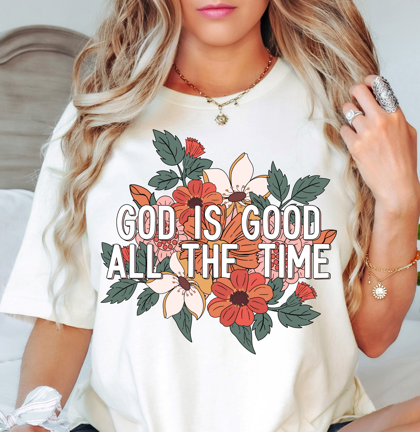 God Is Good All The Time Tee | Walk By Faith Collection | Unisex Pre-Shrunk T-Shirt