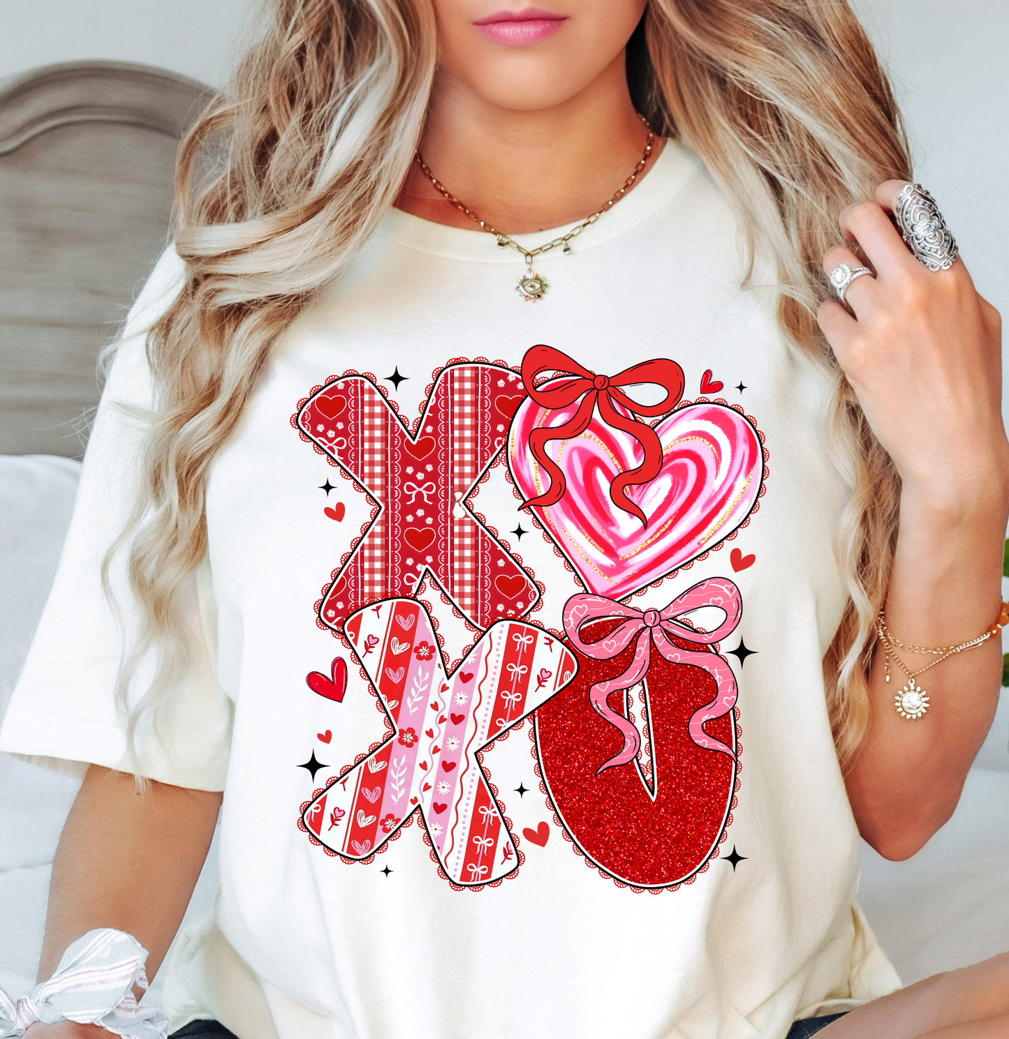 XoXo Preppy Love Tee | XoXo Love Collection | Unisex Pre-Shrunk T-Shirt