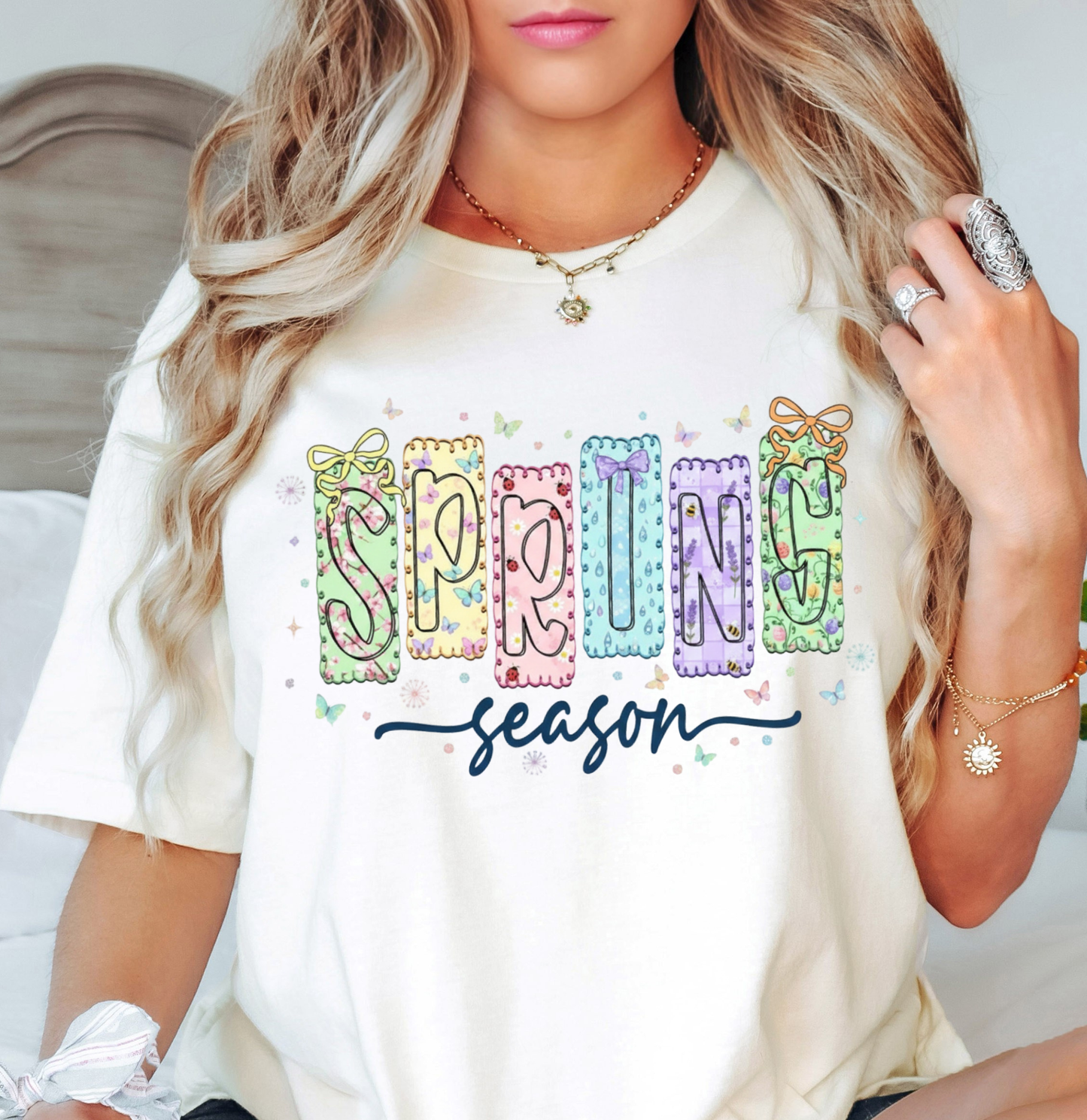 Preppy Spring Season Tee | Spring Fling Collection | Unisex Pre-Shrunk T-Shirt