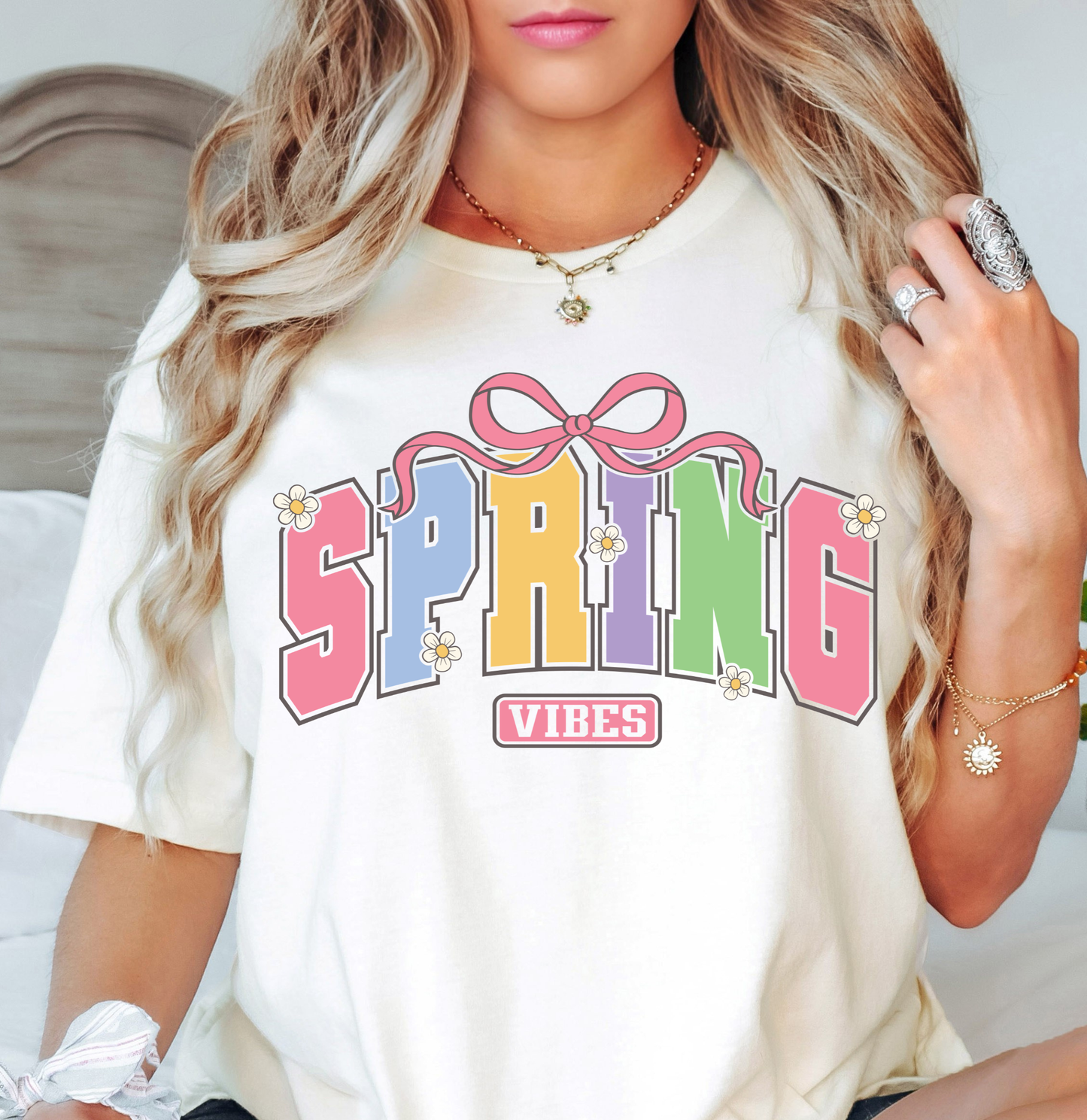 Spring Vibes Daisy Tee | Spring Fling Collection | Unisex Pre-Shrunk T-Shirt