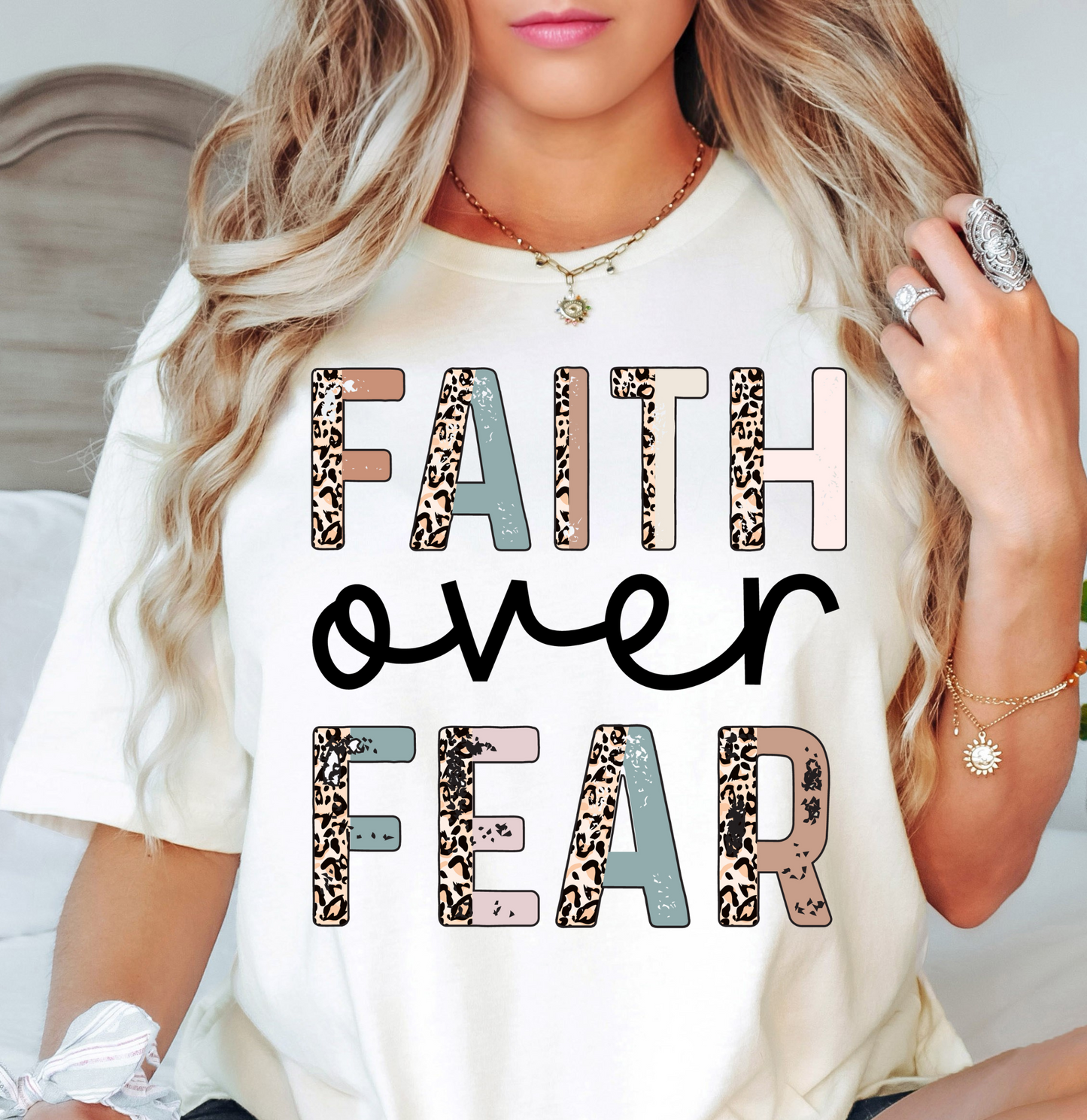 Faith Over Fear Tee | Walk By Faith Collection | Unisex Pre-Shrunk T-Shirt