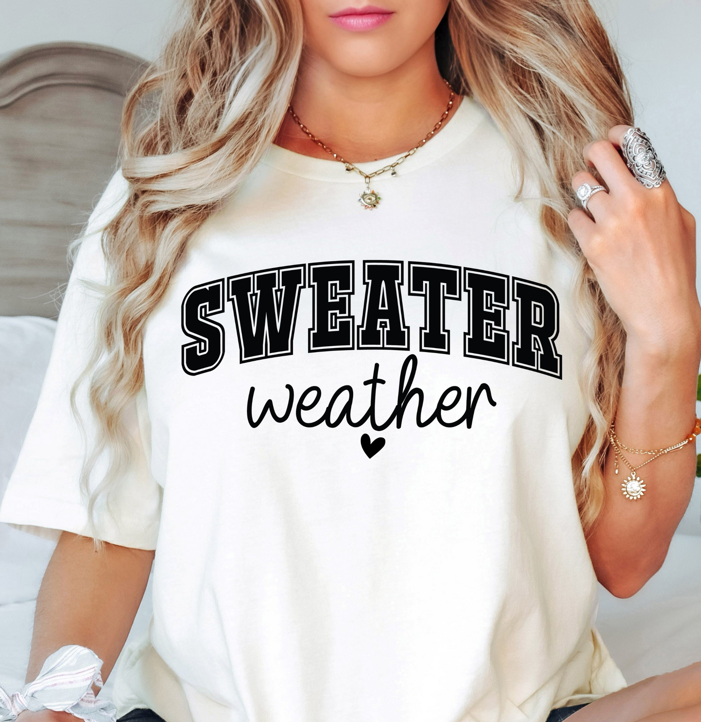 Sweater Weather Tee | Frosty Chic Collection | Unisex Pre-Shrunk T-Shirt