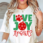 Love Joy Treats Tee | Pawsitive Vibes Collection | Unisex Pre-Shrunk T-Shirt
