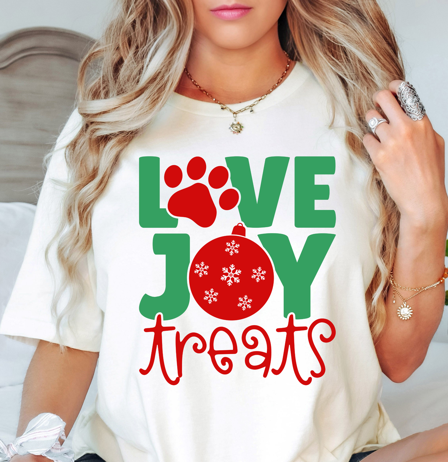 Love Joy Treats Tee | Pawsitive Vibes Collection | Unisex Pre-Shrunk T-Shirt