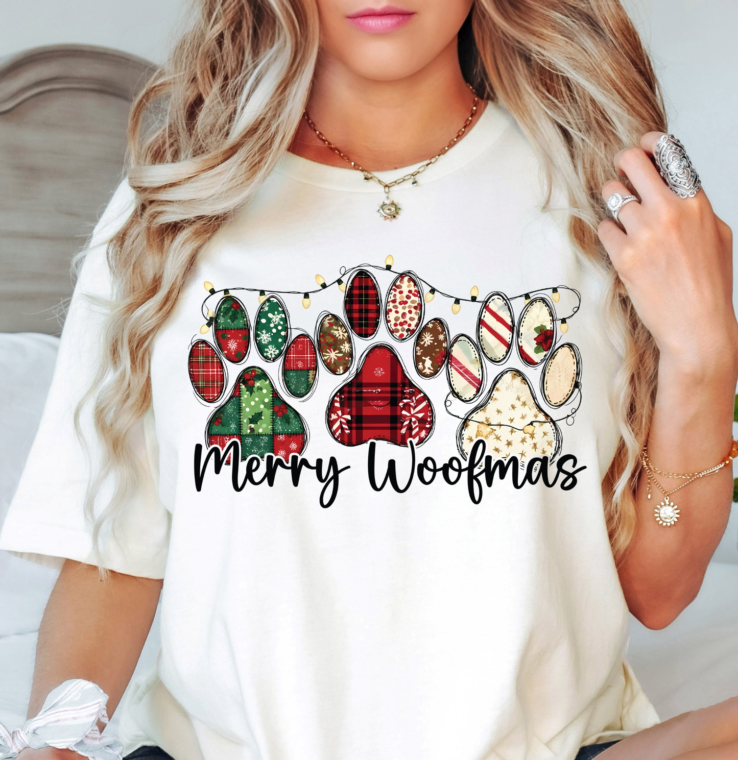 Merry Woofmas Tee | Pawsitive Vibes Collection | Unisex Pre-Shrunk T-Shirt