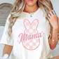 Checkered Mama Bunny Tee | Mama Mode Activated Collection | Unisex Pre-Shrunk T-Shirt