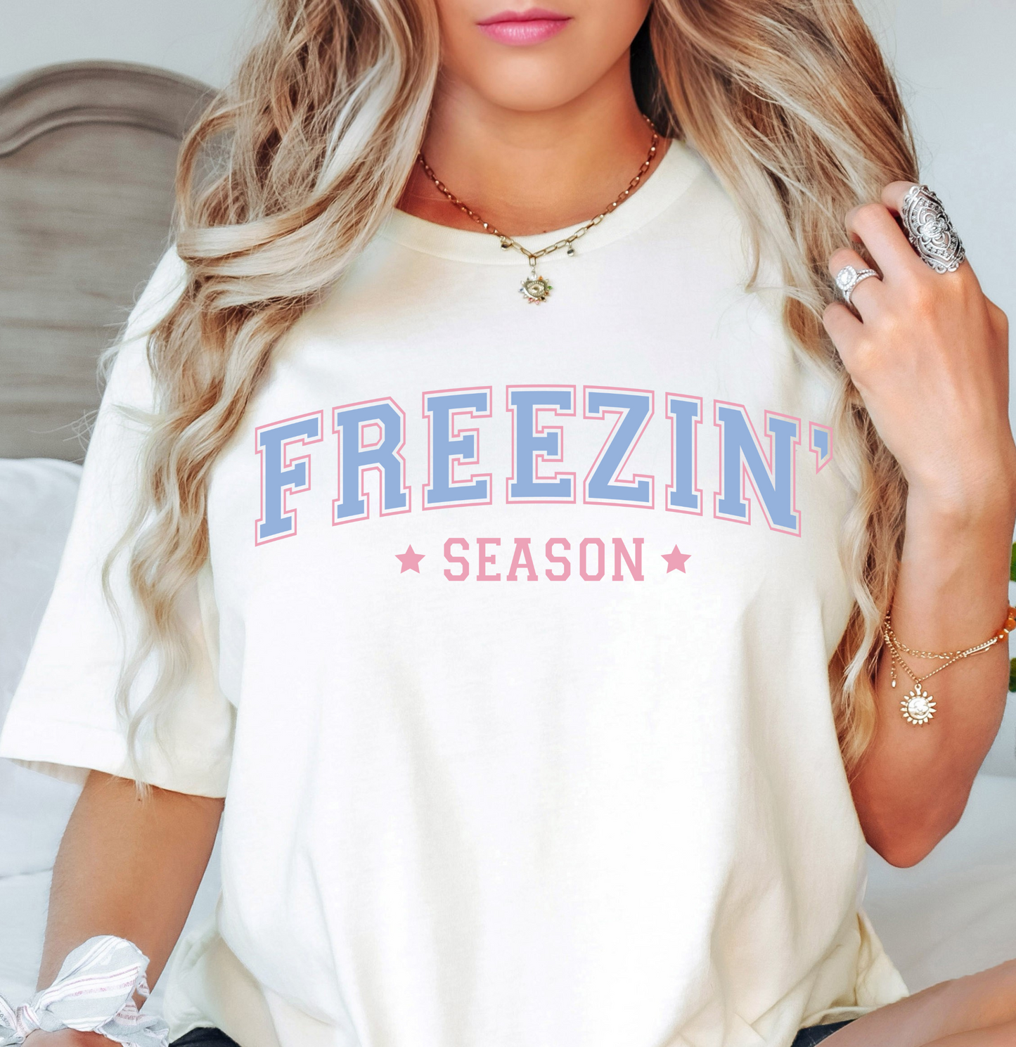 Freezin' Season Tee | Frosty Chic Collection | Unisex Pre-Shrunk T-Shirt