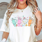 Retro Easter Tumblers Tee | Hoppin' Into Spring Collection | Unisex Pre-Shrunk T-Shirt