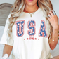 USA 1776 Tee | Stars and Stripes Collection | Unisex Pre-Shrunk T-Shirt