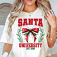 Santa University Tee | Tis The Season Collection | Unisex Pre-Shrunk T-Shirt