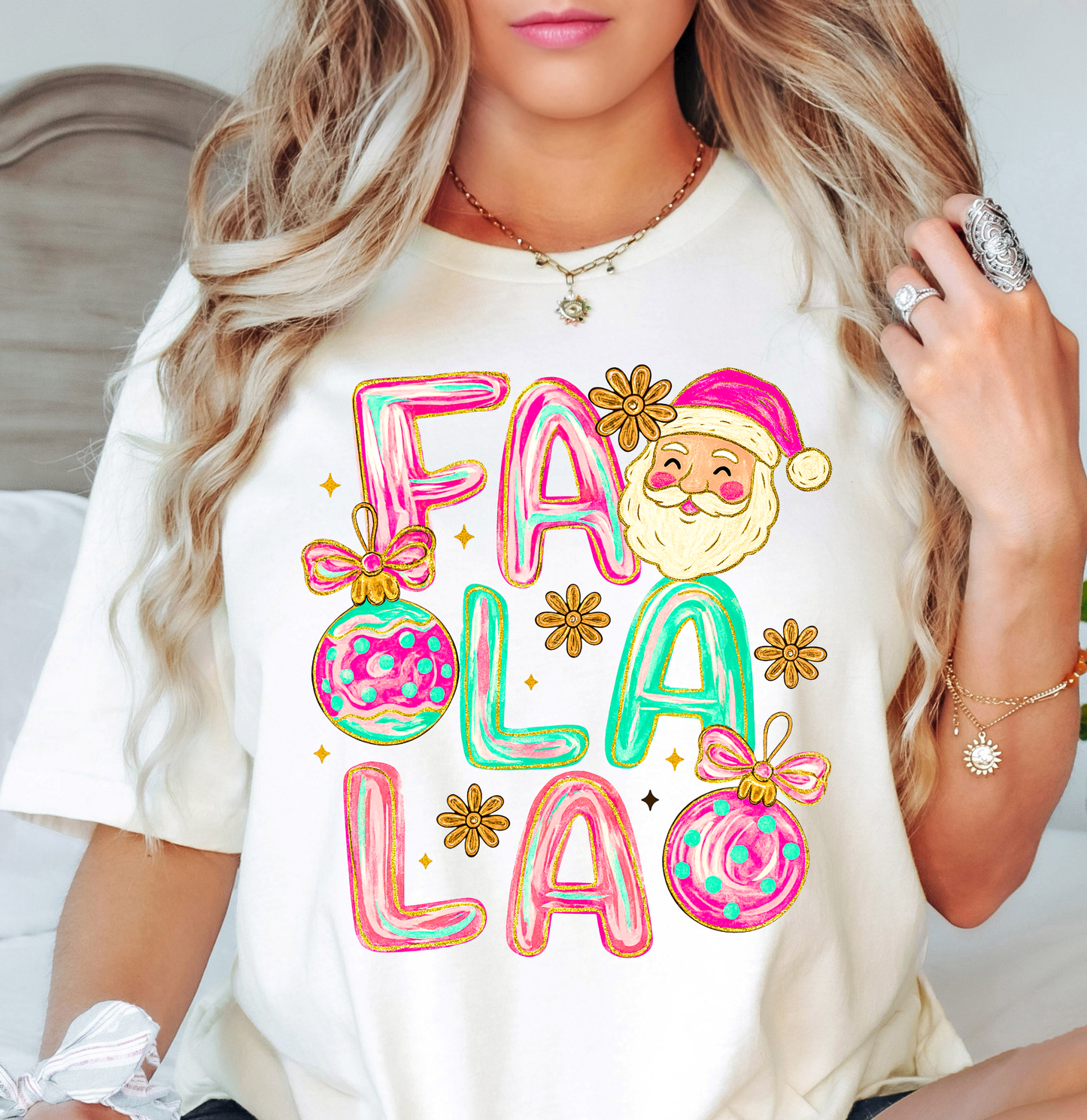 Cutie Fa La La Tee | Tis The Season Collection | Unisex Pre-Shrunk T-Shirt