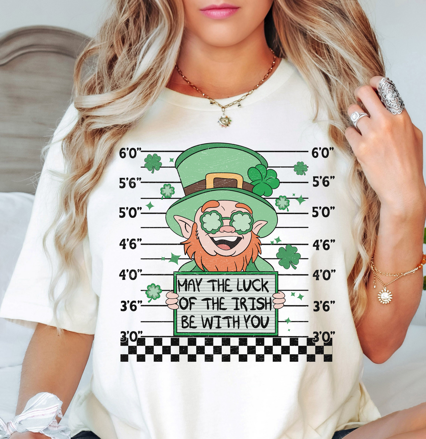 Leprechaun Mugshot Tee | Feeling Lucky Collection | Unisex Pre-Shrunk T-Shirt