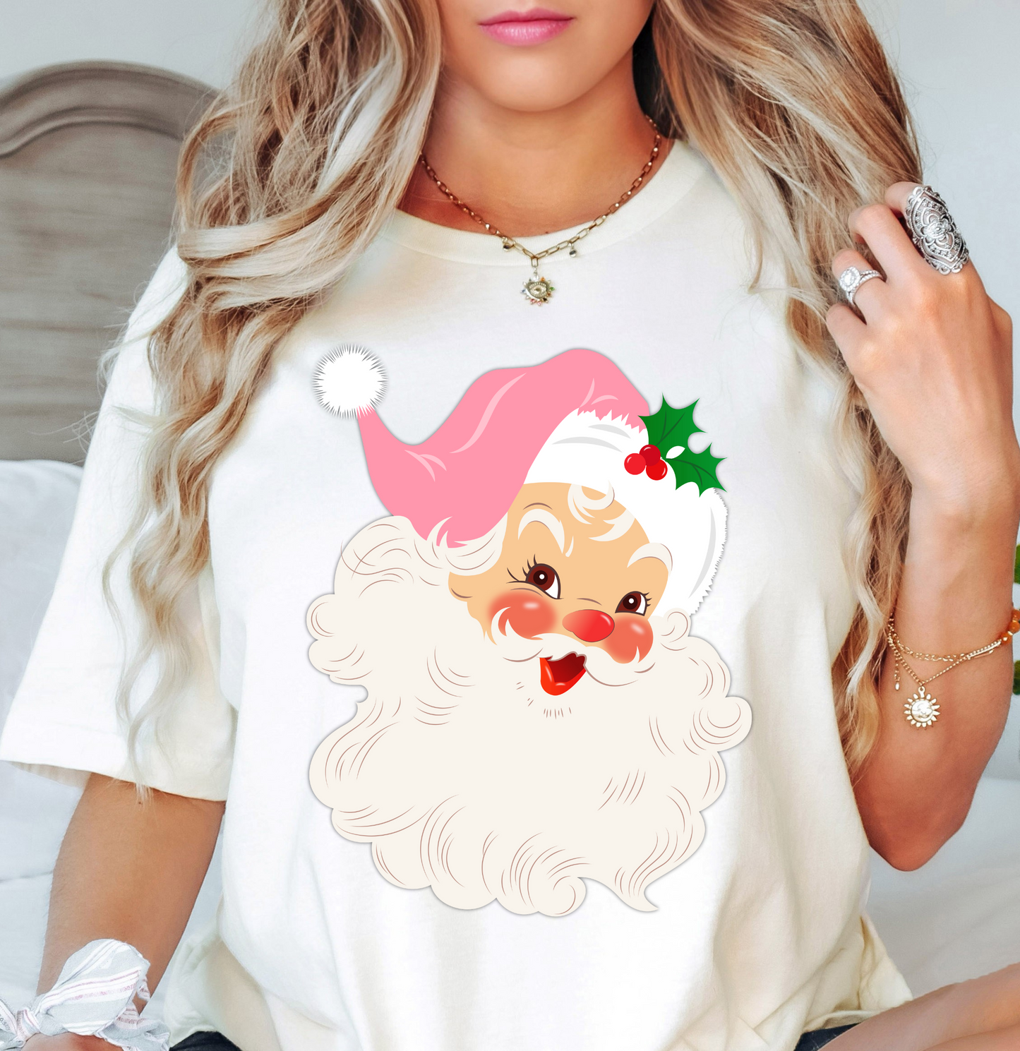 Vintage Santa Tee | Tis The Season Collection | Unisex Pre-Shrunk T-Shirt