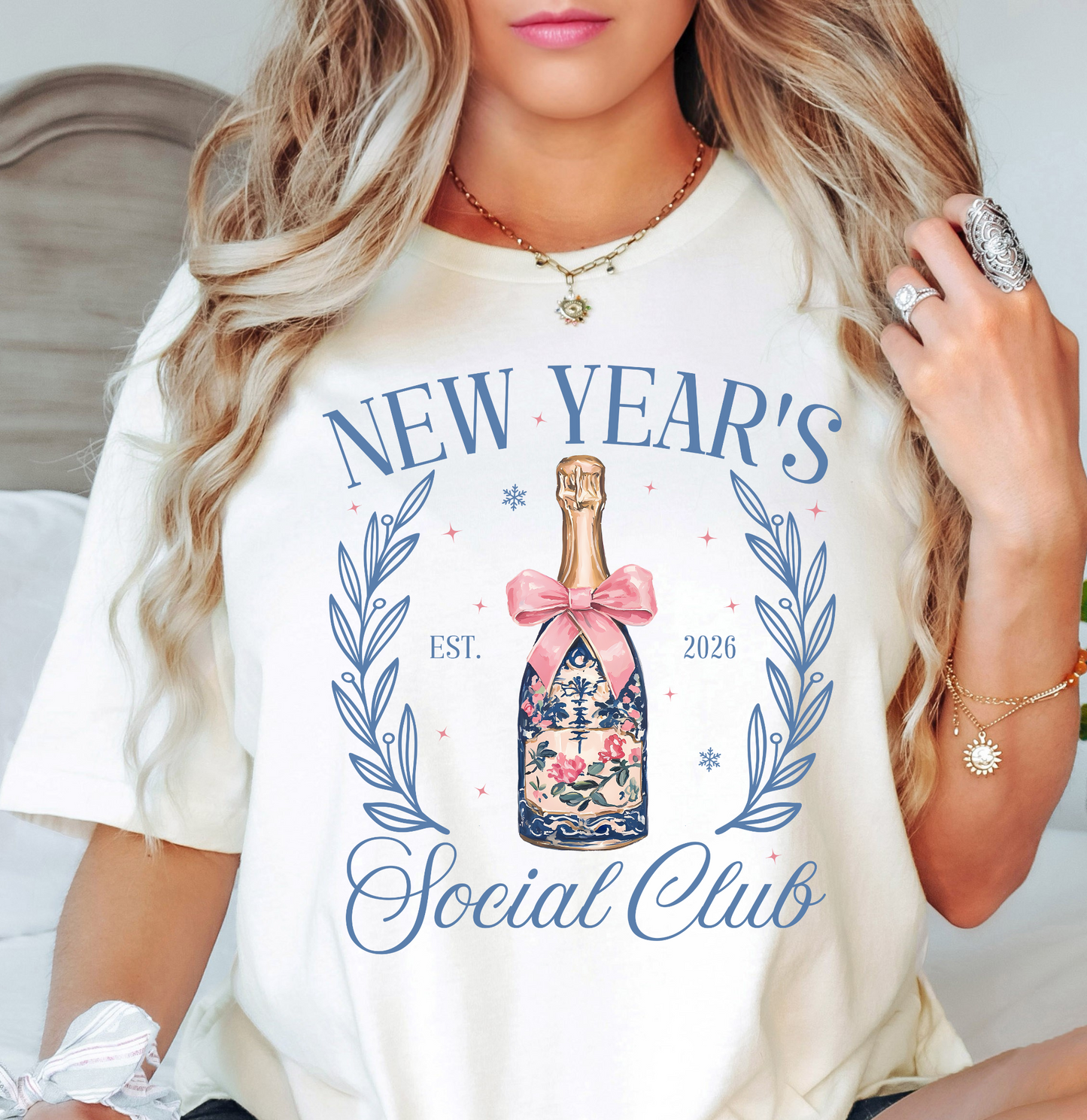 New Year's Social Club Tee | New Year Magic Collection | Unisex Pre-Shrunk T-Shirt
