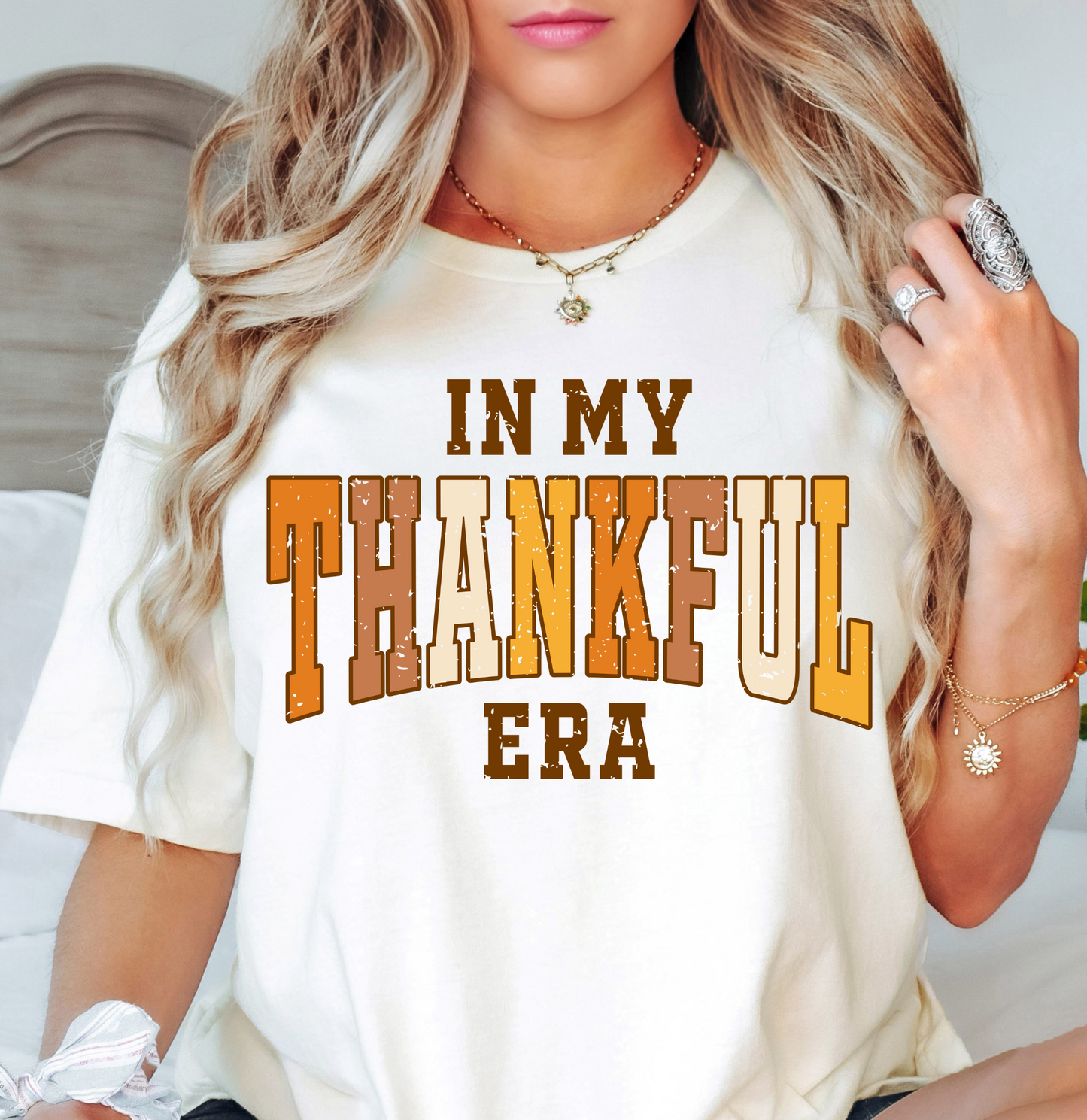 In My Thankful Era Tee | Harvest Joy Collection | Unisex Pre-Shrunk T-Shirt