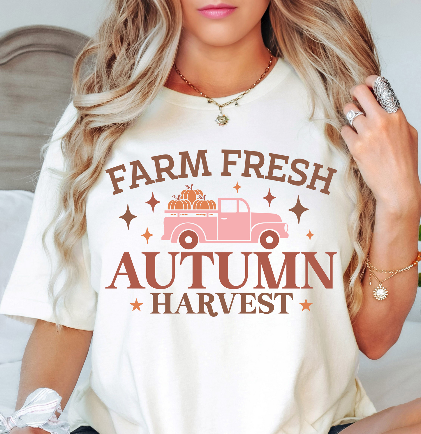 Farm Fresh Autumn Harvest Tee | Falling For You Collection | Unisex Pre-Shrunk T-Shirt