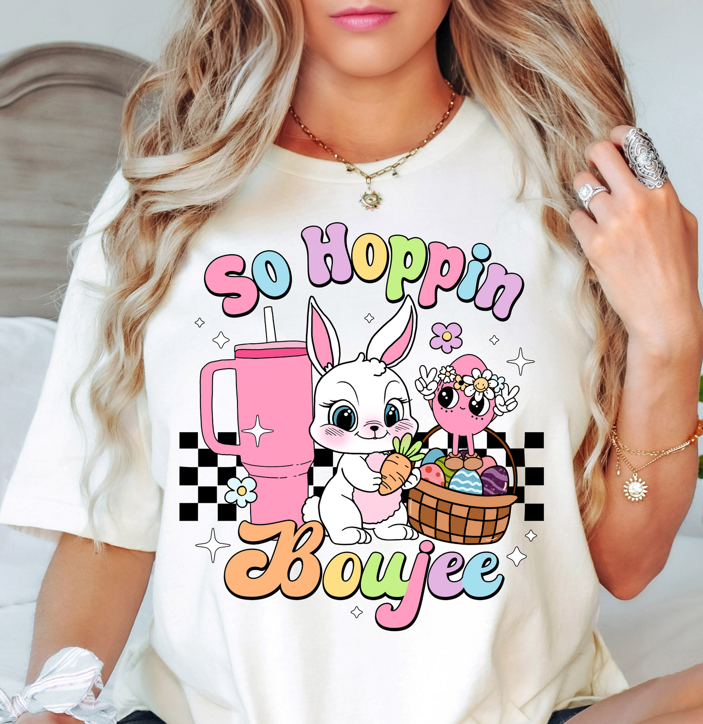 So Hoppin Boujee Tee | Hoppin' Into Spring Collection | Unisex Pre-Shrunk T-Shirt