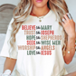 Love Like Jesus Xmas Tee | Tis The Season Collection | Unisex Pre-Shrunk T-Shirt
