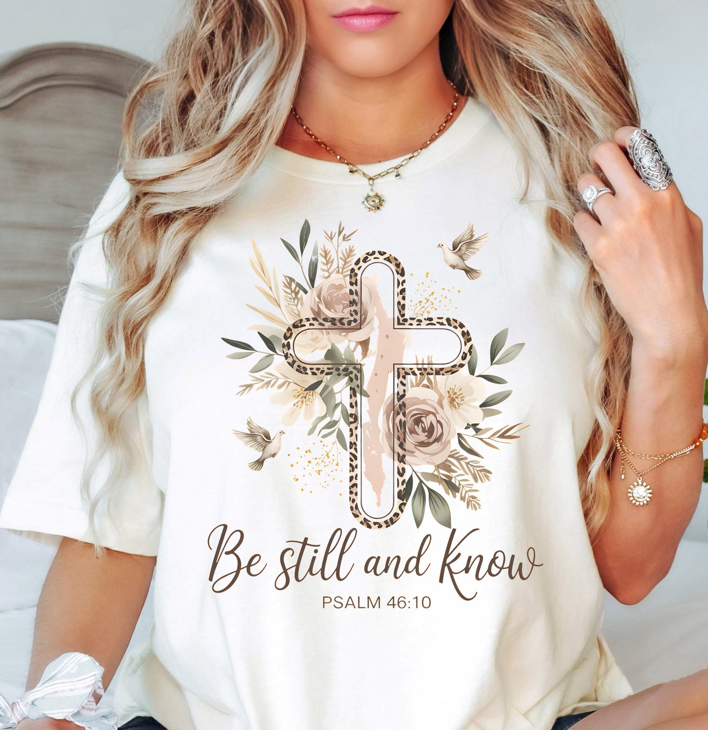 Be Still (Psalm 46:10) Tee | Walk By Faith Collection | Unisex Pre-Shrunk T-Shirt
