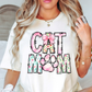 Preppy Cat Mom Tee | Pawsitive Vibes Collection | Unisex Pre-Shrunk T-Shirt