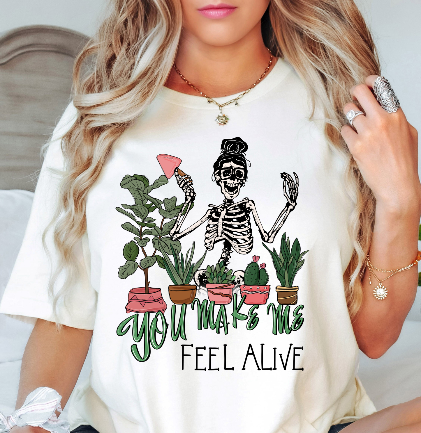 Feel Alive Plants Tee | Spring Fling Collection | Unisex Pre-Shrunk T-Shirt