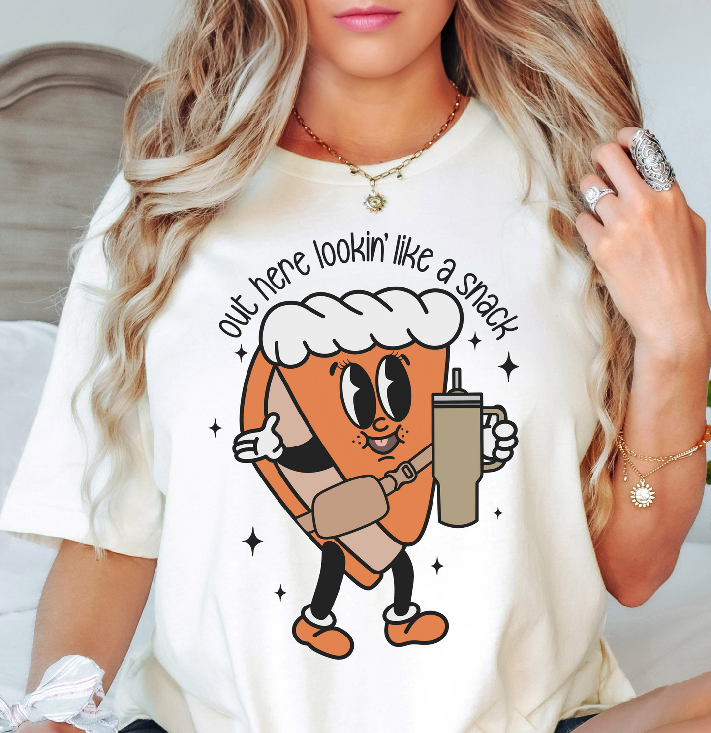 Out Here Lookin Like A Snack Pie Tee | Harvest Joy Collection | Unisex Pre-Shrunk T-Shirt