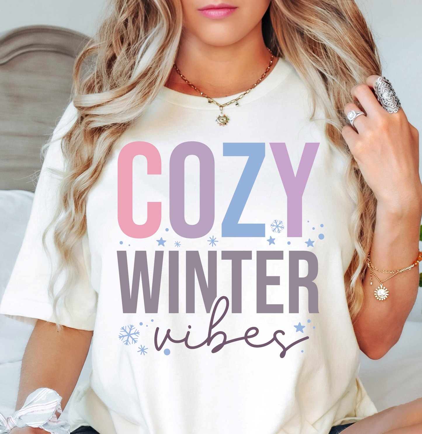 Cozy Winter Vibes Tee | Frosty Chic Collection | Unisex Pre-Shrunk T-Shirt