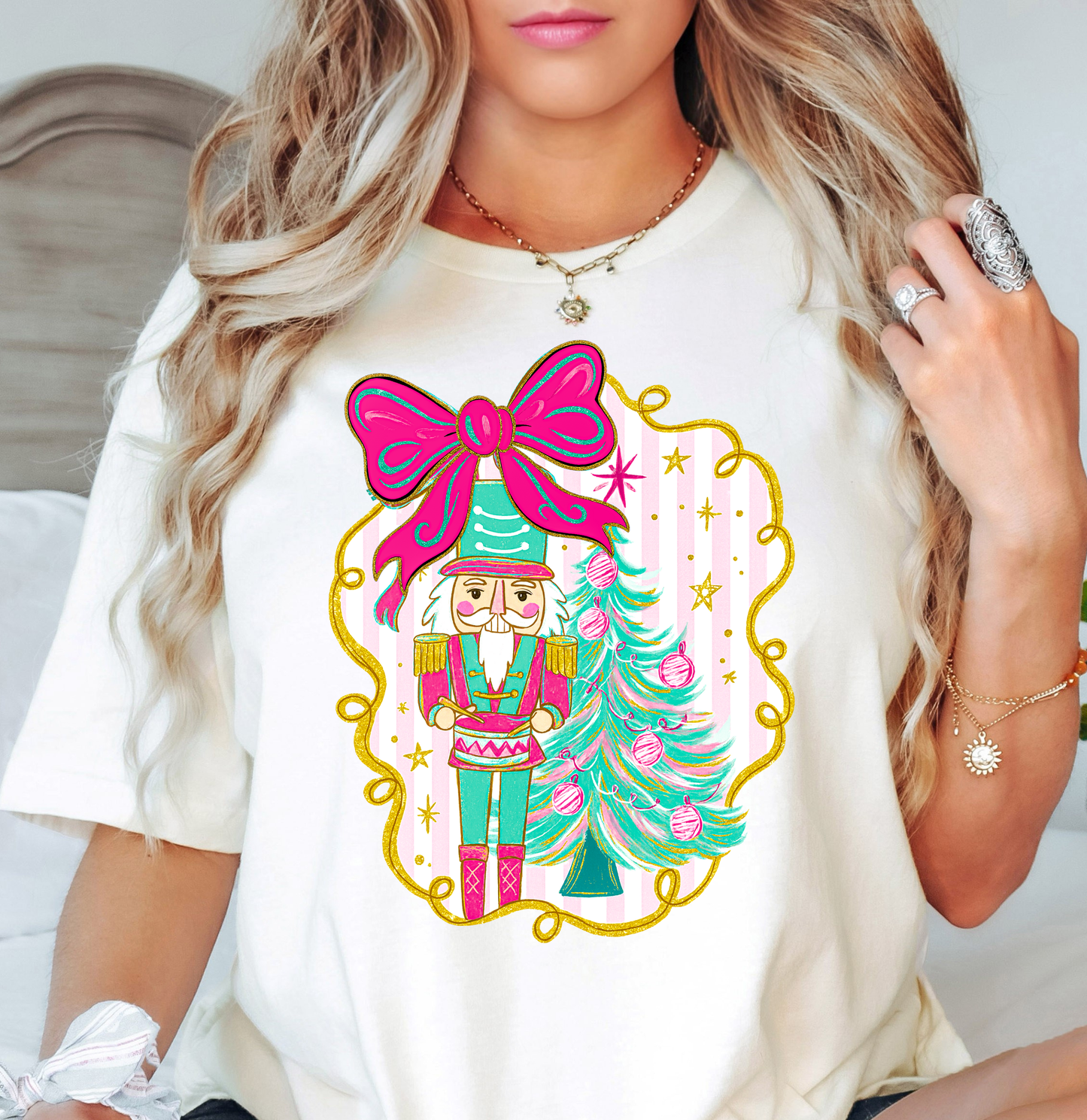Colorful Nutcracker Tee | Tis The Season Collection | Unisex Pre-Shrunk T-Shirt