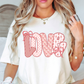 Preppy Love Lace Tee | XoXo Love Collection | Unisex Pre-Shrunk T-Shirt