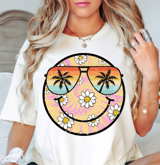 Spring Boom Smiley Tee | Spring Fling Collection | Unisex Pre-Shrunk T-Shirt